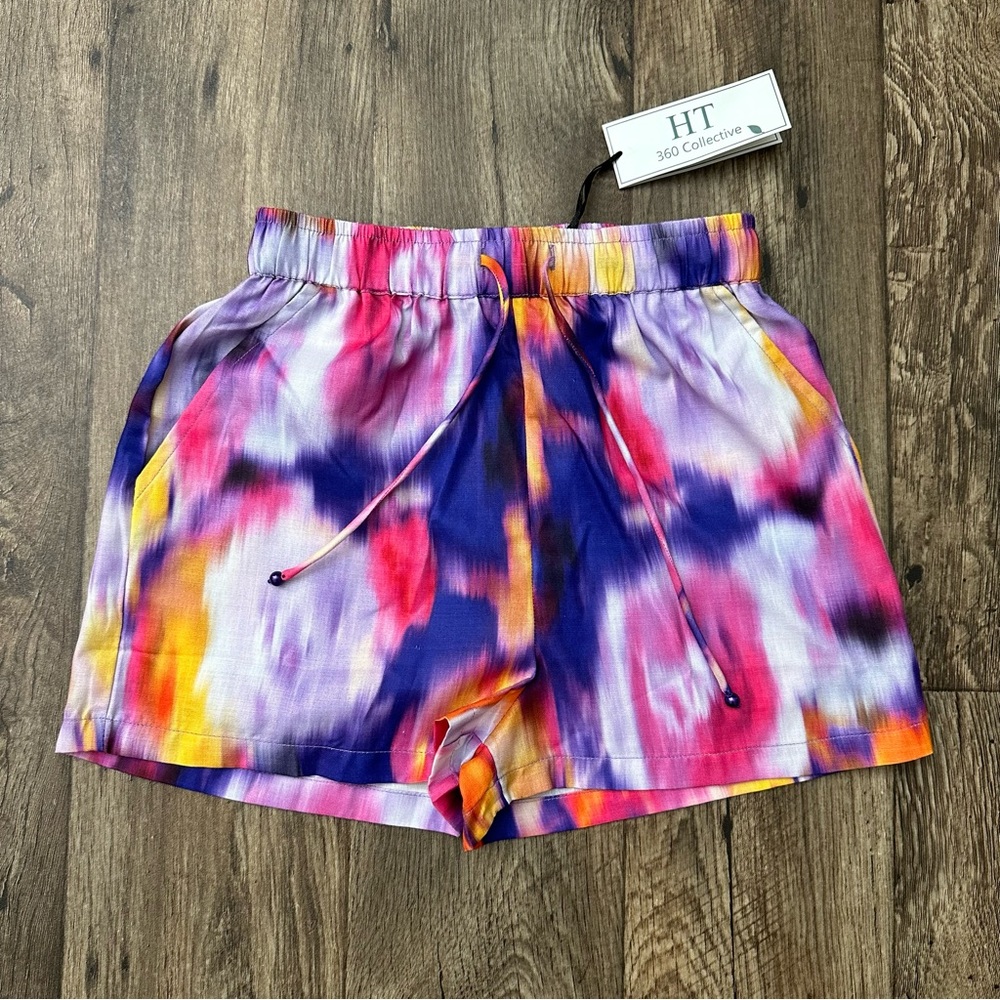 HT 360 Collective Printed Elastic Waist shorts Multicolour Women’s Size S